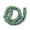 Rondelle Evil Eye Lampwork Bead Strands LAMP-R121-04-3
