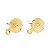 150Pcs 3 Size Brass Stud Earring Findings KK-ZZ0001-13G-4
