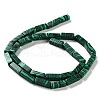 Synthetic Malachite Beads Strands G-F631-E30-3