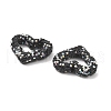 Heart Shape Polymer Clay Rhinestone Beads CLAY-NH0001-09B-04-2