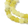 Natural Lemon Jade Beads Strands G-G085-B58-02-4