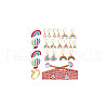 DIY Rainbow Knitting Tool Sets HJEW-NB00095-7