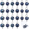 Natural Cultured Freshwater Pearl Potato Connector Charms PALLOY-SC00015-1