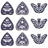 15Pcs 3 Styles Halloween Printed Opaque Acrylic Pendants SACR-SZ0001-18-1