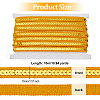 Sparkle Polyester Lace Ribbons OCOR-WH0090-67C-2