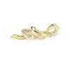 Brass Micro Pave Cubic Zirconia Pendants ZIRC-I356-43G-2