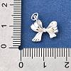 925 Sterling Silver Bowknot Charms STER-F059-11S-3