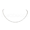 2Pcs 2 Colors 304 Stainless Steel Slider Necklace Makings AJEW-JB01272-5