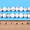 Natural Howlite Round & Natural Cultured Freshwater Pearl Grooved Potato Beads Strands PEAR-N019-08-5