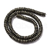 Natural Pyrite Beads Strands G-L624-H16-6x2mm-3