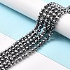 Terahertz Stone Beads Strands G-D461-17D-4