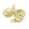 ABS Imitation Pearl Charms KK-M324-16G-2