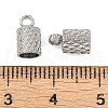 Non-Tarnish 304 Stainless Steel Cord Ends STAS-Z084-07P-03-3
