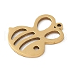 5Pcs 201 Stainless Steel Charms STAS-B064-01G-2