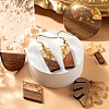 20Pcs 10 Style Resin & Walnut Wood Pendants RESI-LS0001-22-6