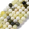 Natural New Jade Beads Strands G-F591-16-8MM-2