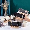 Bamboo Velvet T-Bar Bracelet Display Stands BDIS-WH0002-08-2
