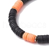 Handmade Polymer Clay Beaded Bracelets BJEW-JB10702-3