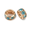 Brass Rhinestone Beads KK-U071-02B-03KCG-2