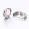 Fashionista Must-Have Unisex 304 Stainless Steel Huggie Hoop Earrings EJEW-G138-103P-2