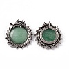 Natural Green Aventurine Pendants G-G983-01AS-03-2