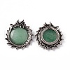 Natural Green Aventurine Pendants G-G983-01AS-03-2