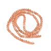 Natural Sunstone Beads Strands G-RM250101-B40-4