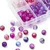 10 Style Spray Painted & Drawbench Transparent & Baking Painted Glass Beads GLAA-YW0001-26A-4