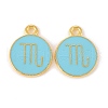 Alloy Enamel Pendants ENAM-S124-01B-16L-1