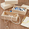 Rectangle Unfinished Wood Gift Storage Box CON-WH0094-38A-5