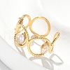 304 Stainless Steel Micro Pave Cubic Zirconia Rings RJEW-D310-03G-3