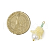 Seed Beads Beaded Charms PALLOY-MZ00363-3