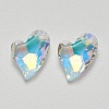 K9 Glass Rhinestone Pendants GLAA-F083-01A-05-1