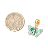 Alloy Enamel Butterfly European Dangle Charms PALLOY-JF03877-2