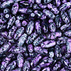 Baking Paint Glass Seed Beads SEED-N008-06F-3