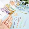 Gorgecraft 42pcs 7 Colors Braided Nylon Cord Mobile Straps FIND-GF0006-62-3