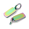 Ion Plating(IP) 304 Stainless Steel Pendants STAS-I311-31A-RC-3