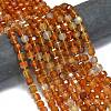 Natural Red Agate Beads Strands G-K389-A08-01-2