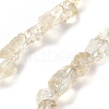 Raw Rough Natural Lemon Quartz Beads Strands G-P528-B08-01-1