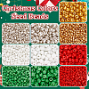   3500Pcs 10 Style Glass Round Seed Beads SEED-PH0002-15-4