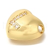 Rack Plating Brass Micro Pave Cubic Zirconia Pendants KK-I722-04G-L-2