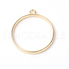 Zinc Alloy Open Back Bezel Pendants PALLOY-WH0082-39-1