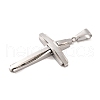 Non-Tarnish 304 Stainless Steel Pendants STAS-Z080-07P-2