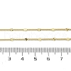 Brass Disc Twisted Chain Necklaces NJEW-A042-09G-5