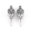 Tibetan Style Alloy Pendants TIBE-S323-102AS-RS-1