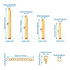  Jewelry Iron Slide On End Clasp Tubes FIND-PJ0001-01-26