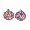 Ion Plating(IP) 304 Stainless Steel Pendants STAS-B031-28R-2