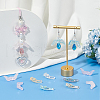SUNNYCLUE 36Pcs 6 Colors Transparent Acrylic Round Beads MACR-SC0001-47-4