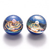 Universe Galaxy Starry Night Transparent Epoxy Resin Beads X-RESI-N024-008-3