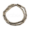 Electroplated Natural Lava Rock Beads Strands G-K388-03B-07-1